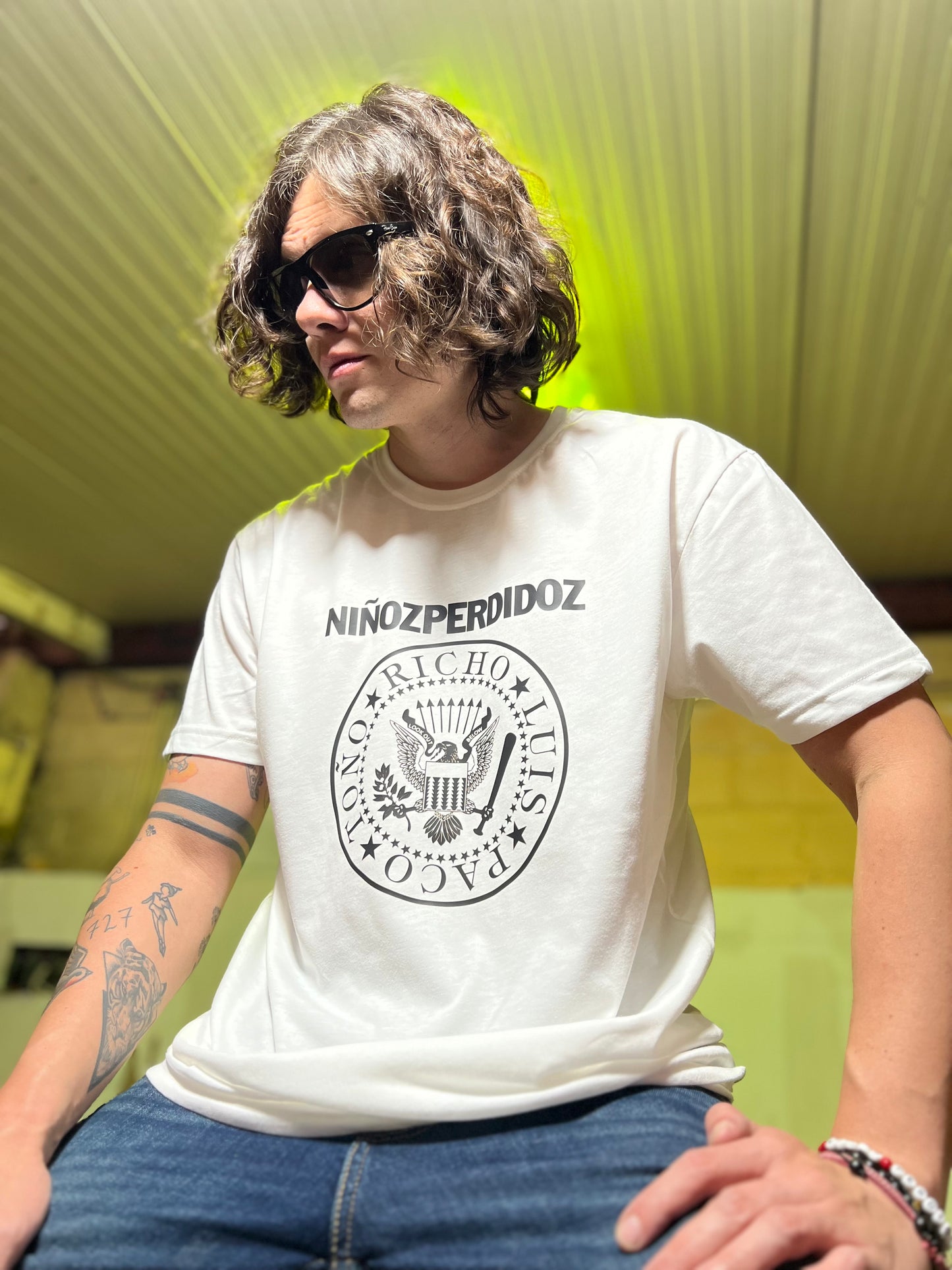 Niñoz perdidos feat The ramones - Playera manga corta